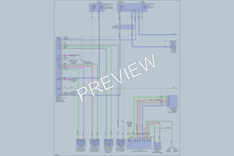 2010 Toyota Matrix Anti Lock Brakes wiring diagram preview