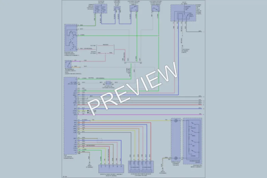 2010 Toyota Matrix Cruise Control wiring diagram preview