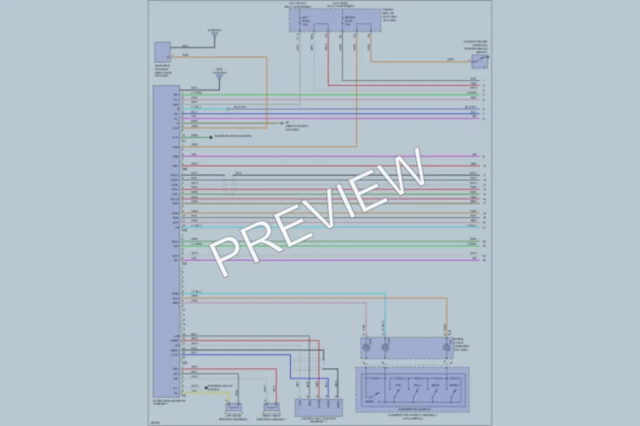 2010 Toyota Matrix Navigation wiring diagram preview