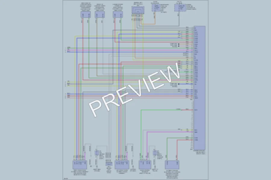 2010 Toyota Prius Anti Theft wiring diagram preview