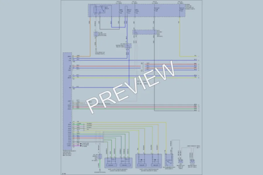 2010 Toyota Prius Power Door Locks wiring diagram preview