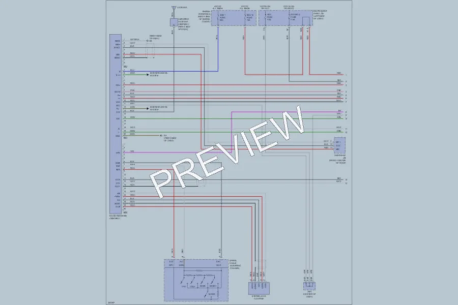 2010 Toyota RAV4 Radio wiring diagram preview
