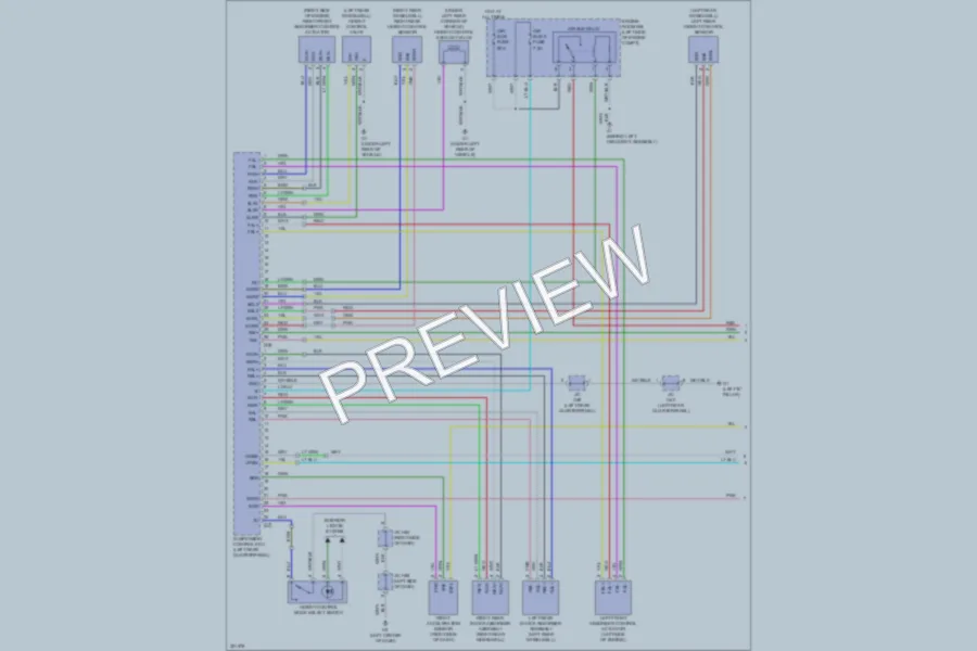 2010 Toyota Sequoia Electronic Suspension wiring diagram preview