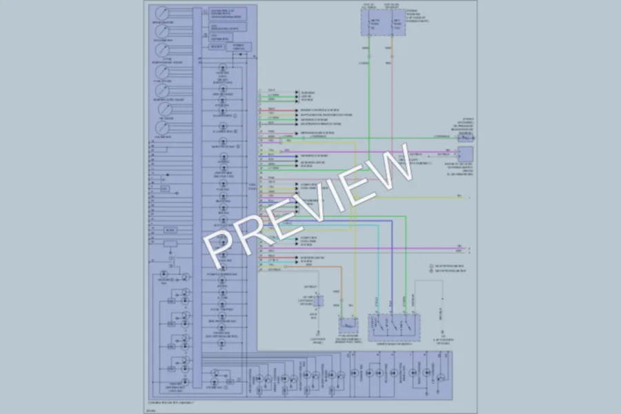 2010 Toyota Sequoia Instrument Cluster wiring diagram preview