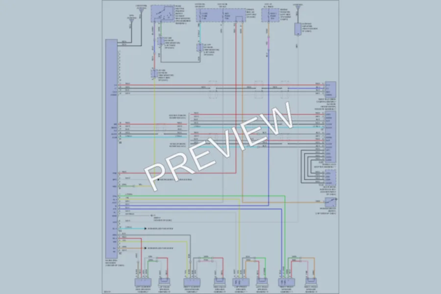 2010 Toyota Sequoia Navigation wiring diagram preview