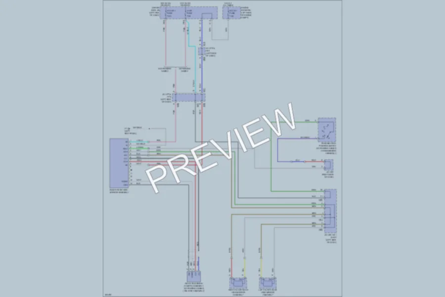 2010 Toyota Sequoia Power Mirrors wiring diagram preview