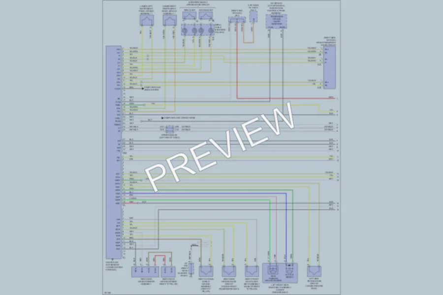2010 Toyota Sequoia Supplemental Restraints wiring diagram preview