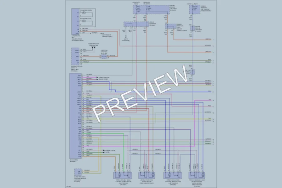 2010 Toyota Sienna Air Conditioning wiring diagram preview