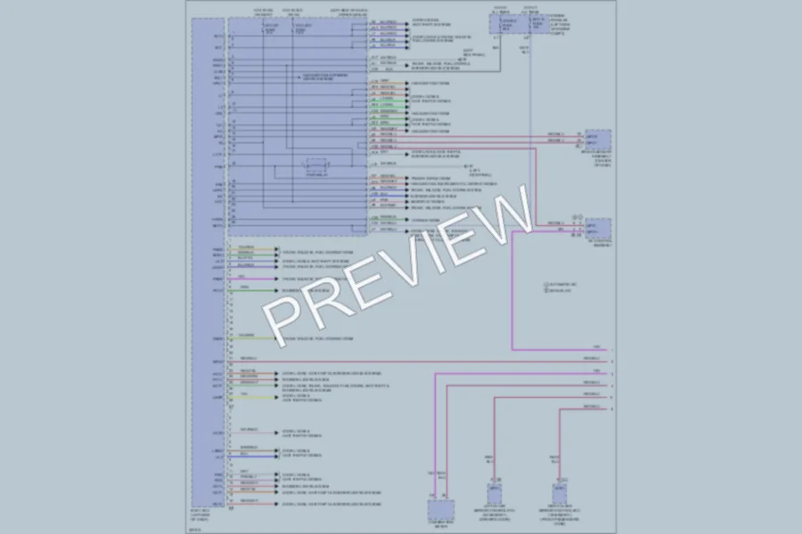 2010 Toyota Sienna Body Control Modules wiring diagram preview
