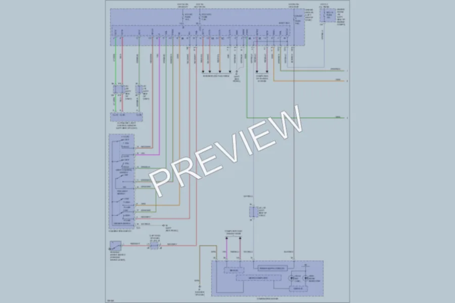 2010 Toyota Sienna Headlights wiring diagram preview