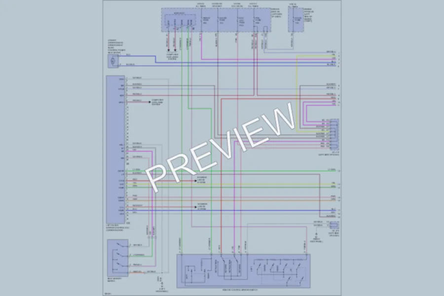 2010 Toyota Sienna Memory Systems wiring diagram preview