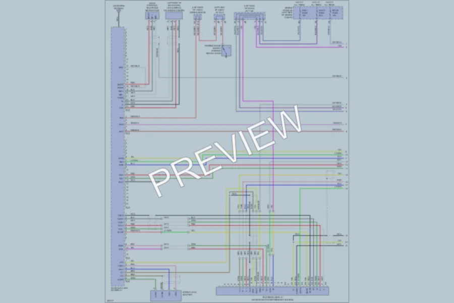 2010 Toyota Sienna Navigation wiring diagram preview