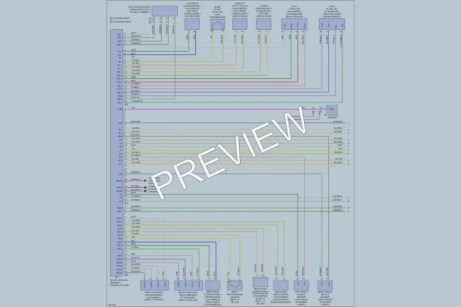 2010 Toyota Sienna Supplemental Restraints wiring diagram preview