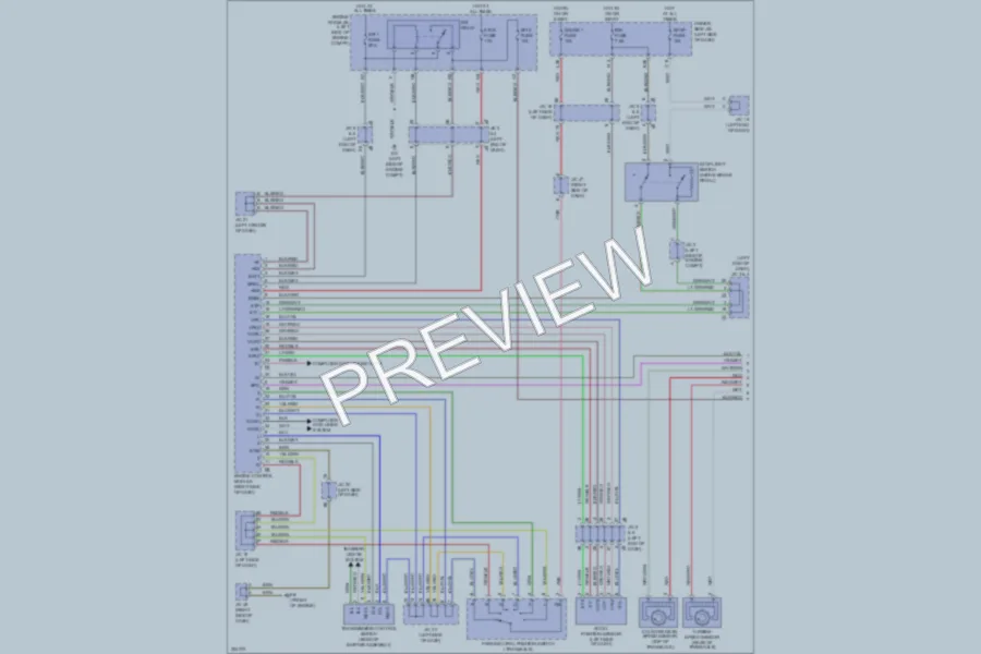 2010 Toyota Sienna Transmission wiring diagram preview