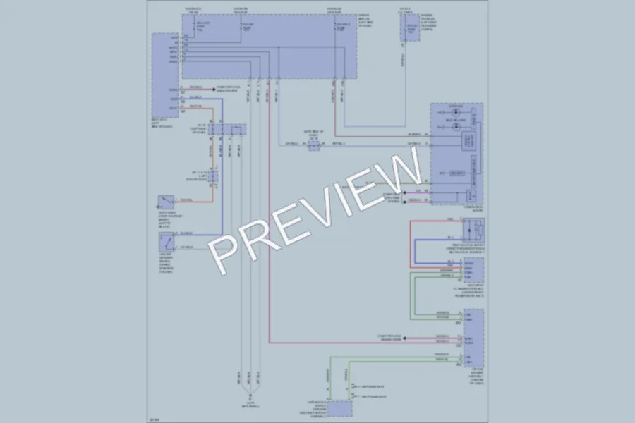 2010 Toyota Sienna Warning Systems wiring diagram preview