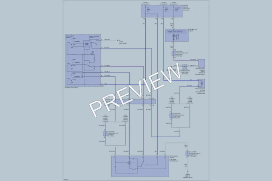 2010 Toyota Sienna Wiper Washer wiring diagram preview
