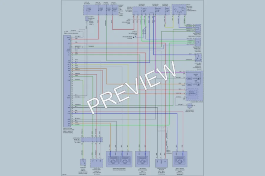 2010 Toyota Tacoma Anti Lock Brakes wiring diagram preview