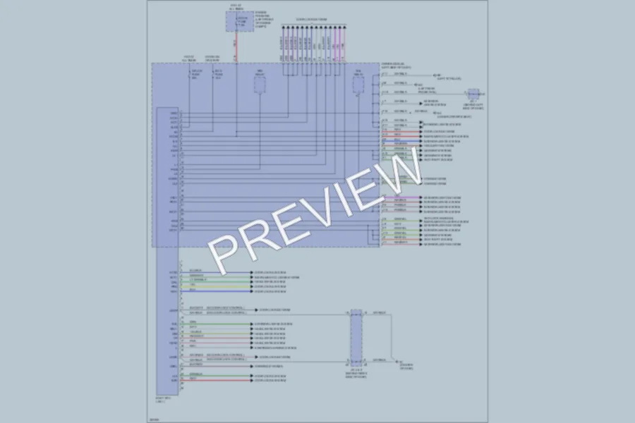 2010 Toyota Tacoma Body Control Modules wiring diagram preview