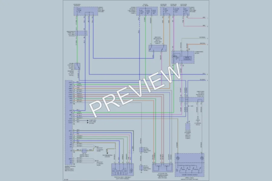 2010 Toyota Tacoma Cruise Control wiring diagram preview