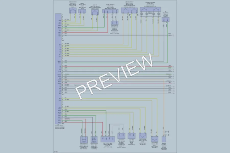 2010 Toyota Tacoma Supplemental Restraints wiring diagram preview