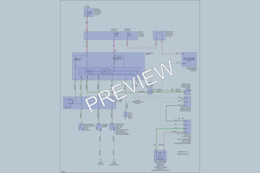 2010 Toyota Tacoma Warning Systems wiring diagram preview