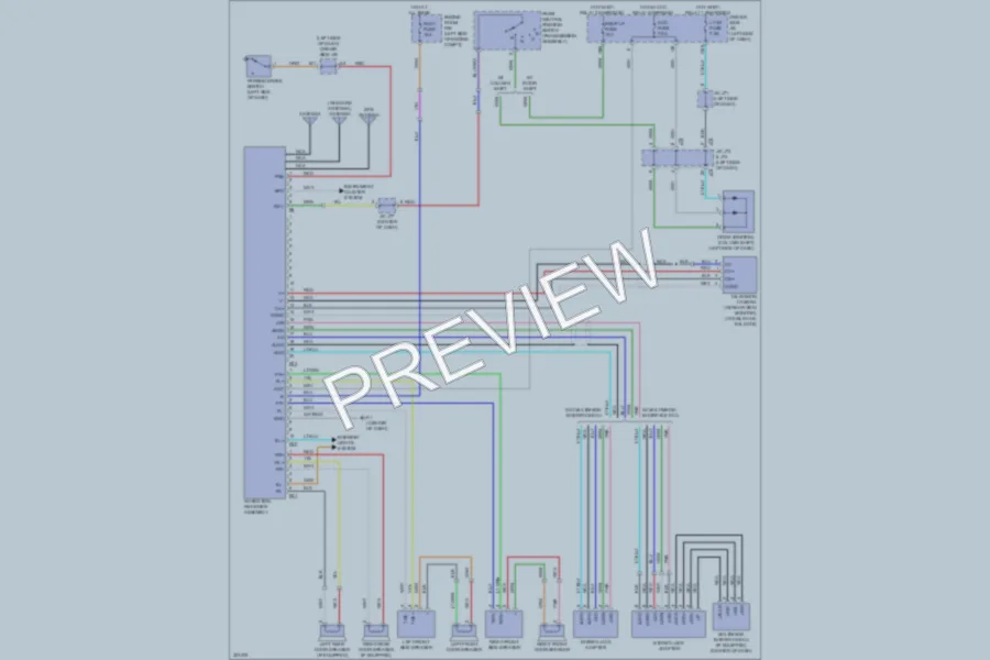 2010 Toyota Tundra Navigation wiring diagram preview
