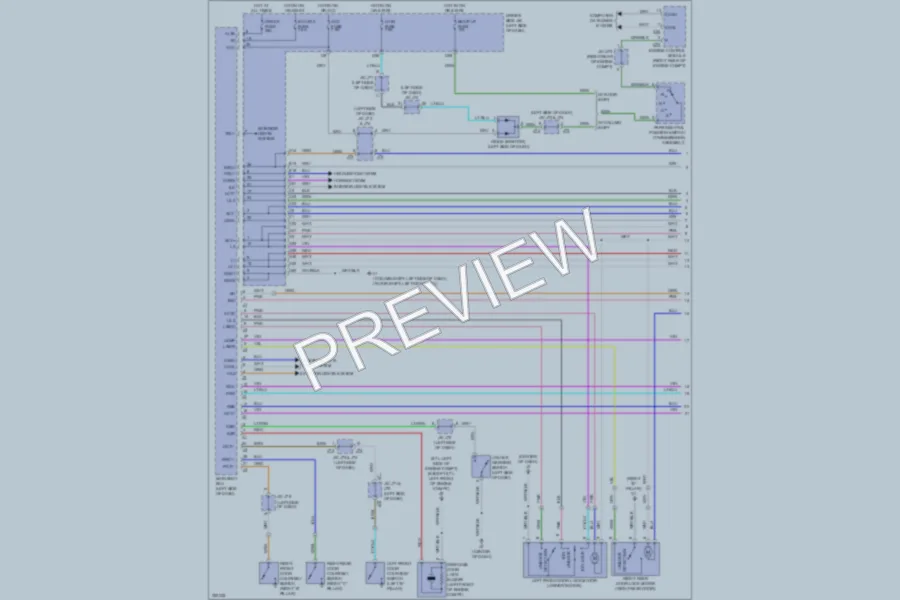 2010 Toyota Tundra Power Door Locks wiring diagram preview