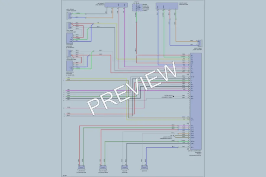2010 Toyota Tundra Radio wiring diagram preview