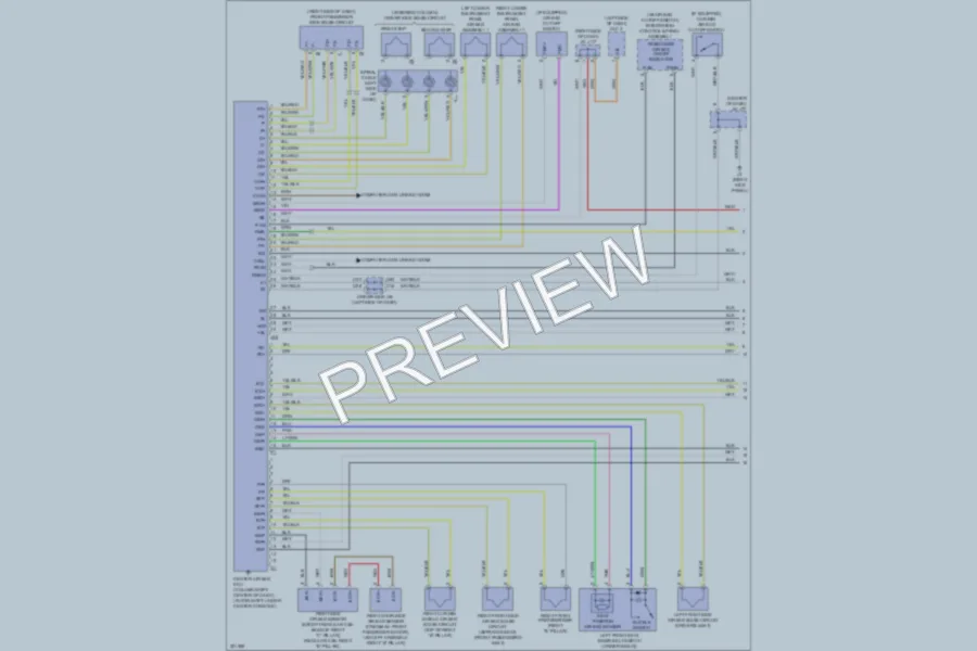 2010 Toyota Tundra Supplemental Restraints wiring diagram preview