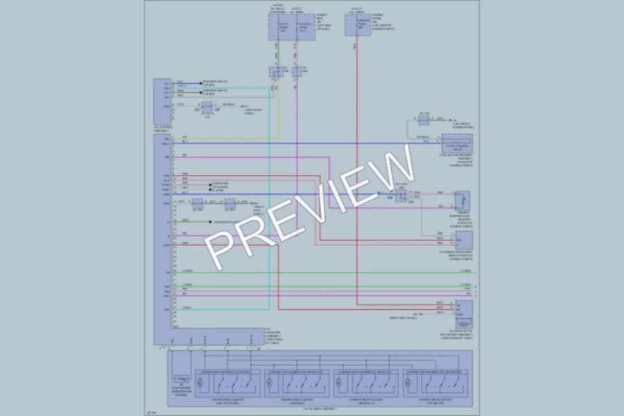 2010 Toyota Venza Air Conditioning wiring diagram preview