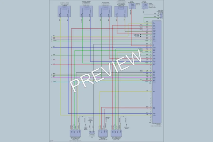 2010 Toyota Venza Anti Theft wiring diagram preview