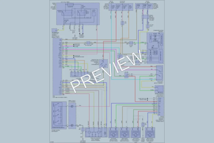 2010 Toyota Venza Cruise Control wiring diagram preview