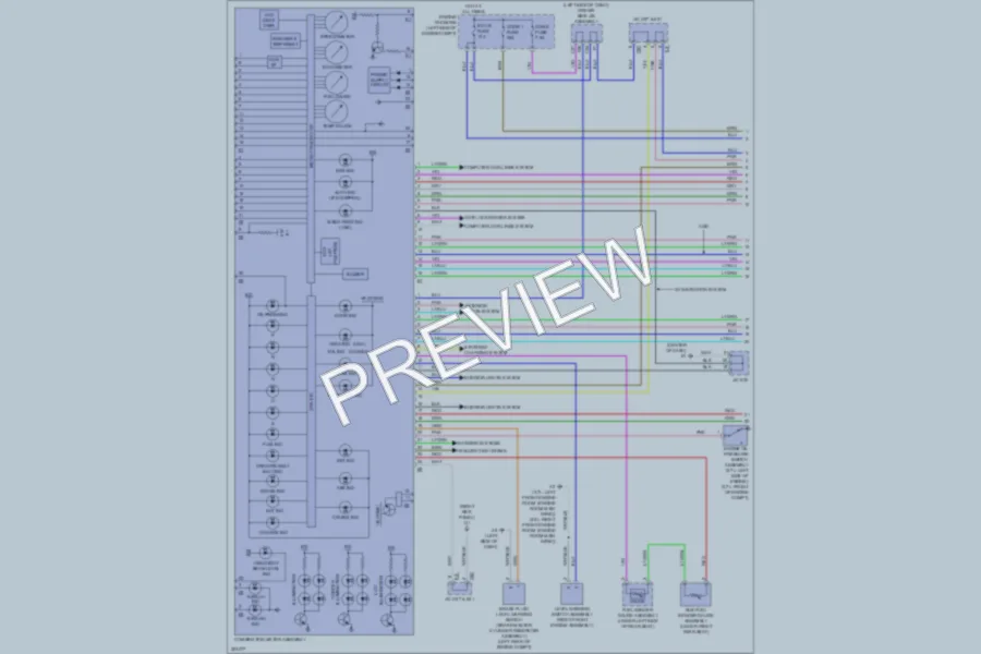 2010 Toyota Venza Instrument Cluster wiring diagram preview