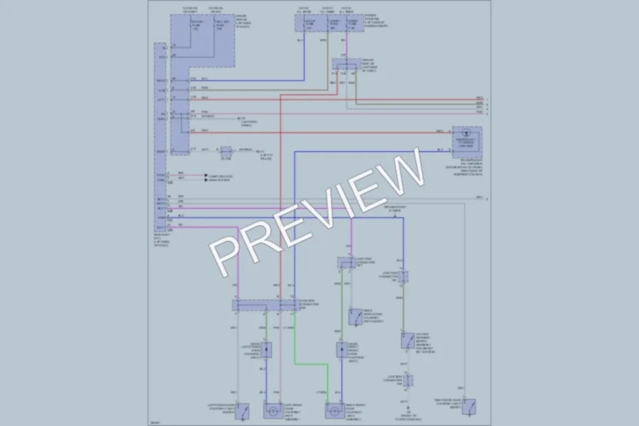 2010 Toyota Venza Interior Lights wiring diagram preview