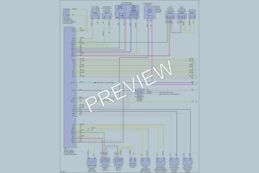 2010 Toyota Venza Supplemental Restraints wiring diagram preview