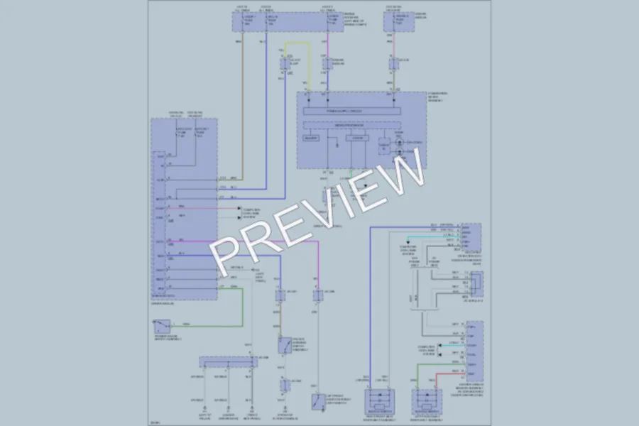 2010 Toyota Venza Warning Systems wiring diagram preview