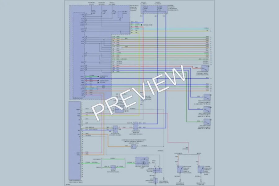2010 Toyota Yaris Anti Theft wiring diagram preview