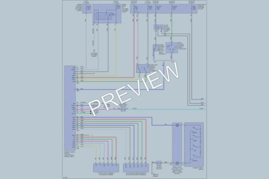 2010 Toyota Yaris Cruise Control wiring diagram preview