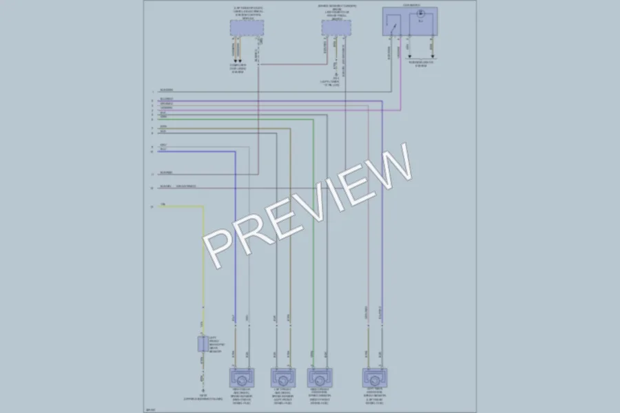 2010 Volkswagen CityGolf Anti Lock Brakes wiring diagram preview