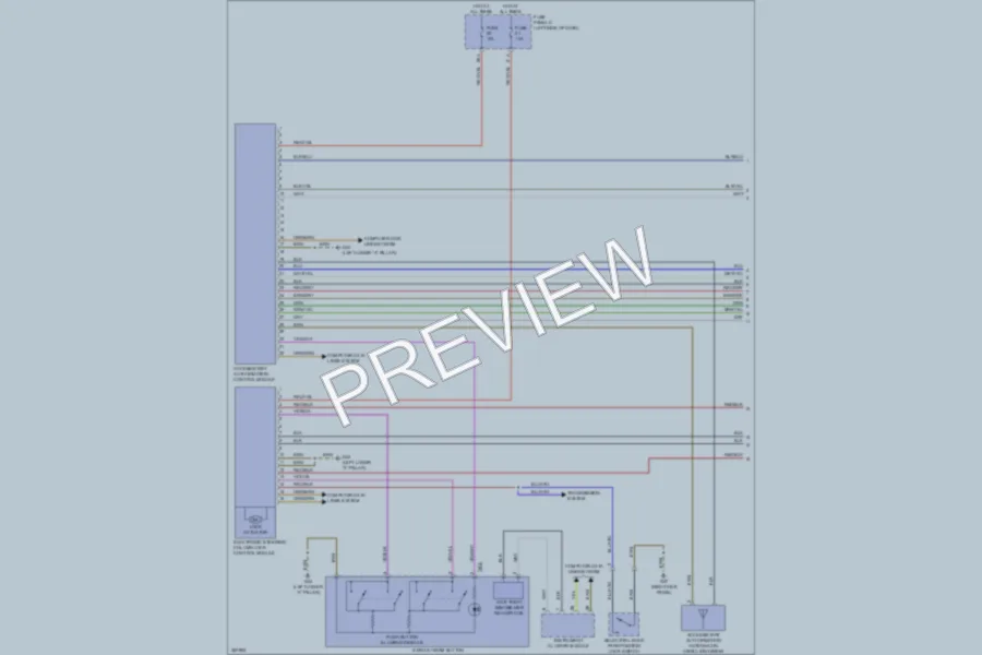 2010 Volkswagen CityGolf Anti Theft wiring diagram preview