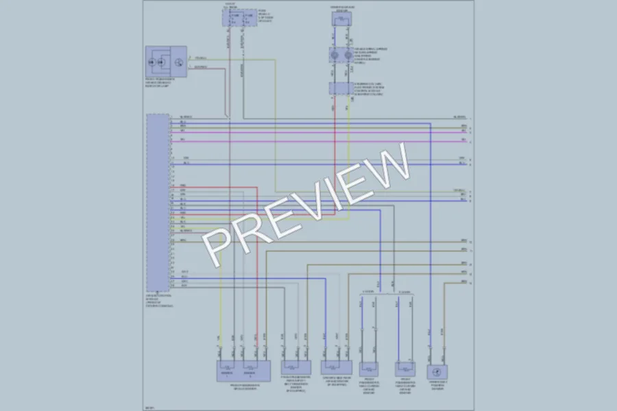 2010 Volkswagen CityGolf Supplemental Restraints wiring diagram preview