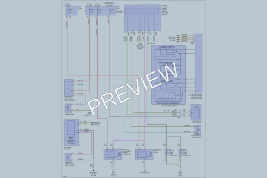 2010 Volkswagen CityGolf Wiper Washer wiring diagram preview
