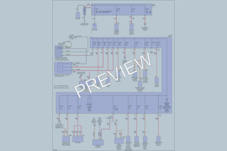 2010 Volkswagen Eos Power Distribution wiring diagram preview