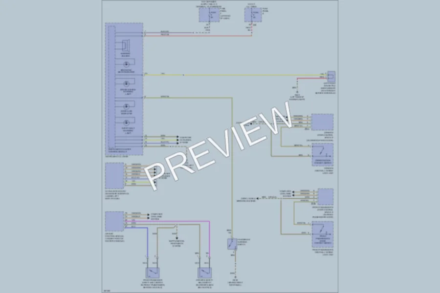 2010 Volkswagen Eos Warning Systems wiring diagram preview