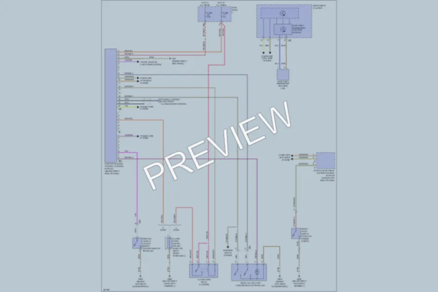 2010 Volkswagen GTI Anti Theft wiring diagram preview