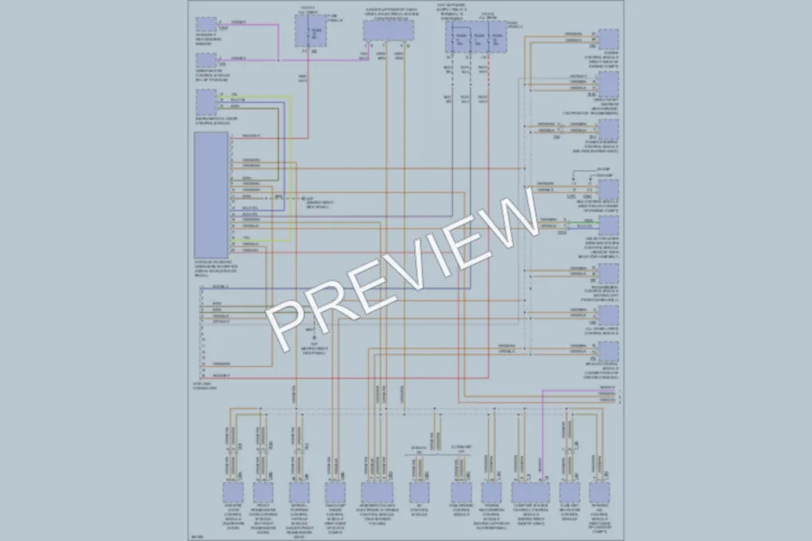 2010 Volkswagen GTI Computer Data Lines wiring diagram preview