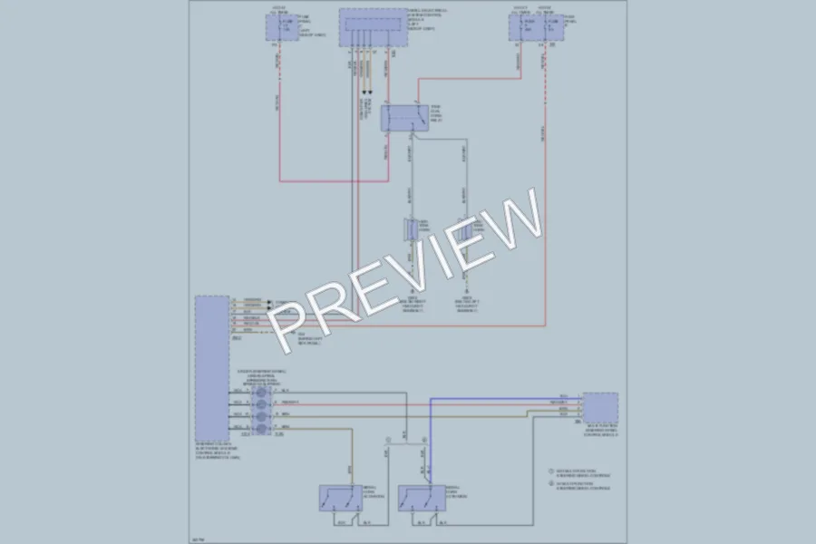 2010 Volkswagen Golf Horn wiring diagram preview