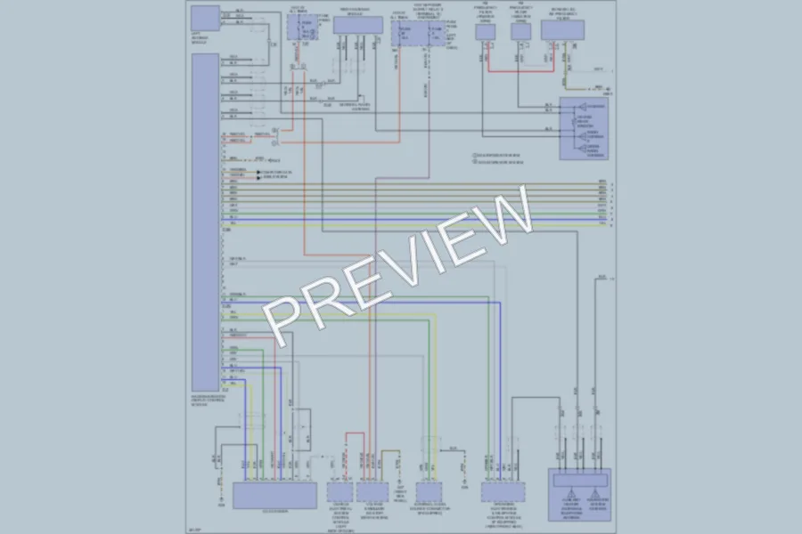 2010 Volkswagen Golf Navigation wiring diagram preview
