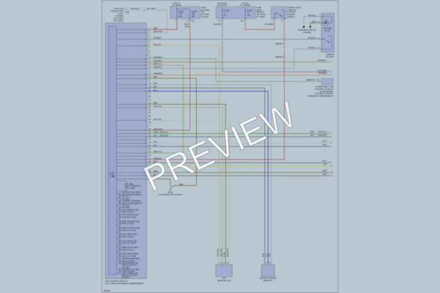 2010 Volkswagen NewBeetle Anti Lock Brakes wiring diagram preview