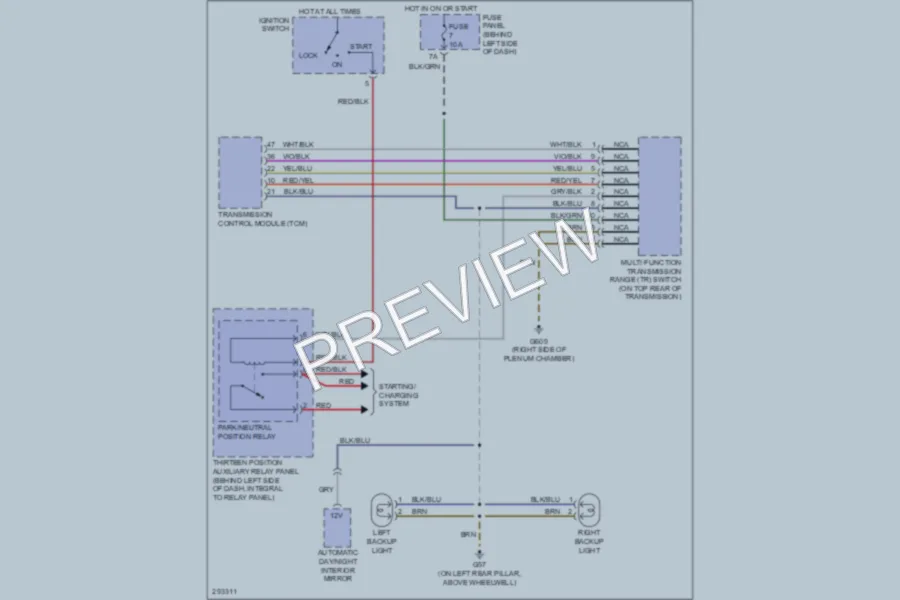 2010 Volkswagen NewBeetle Exterior Lights wiring diagram preview